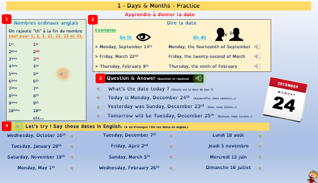 Comment On Ecrit La Date En Anglais