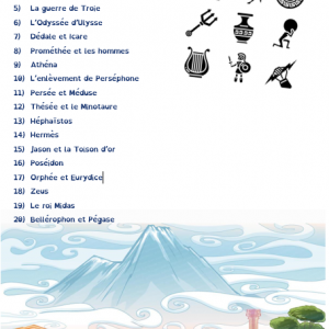 Lecture compréhension – Mythologie grecque