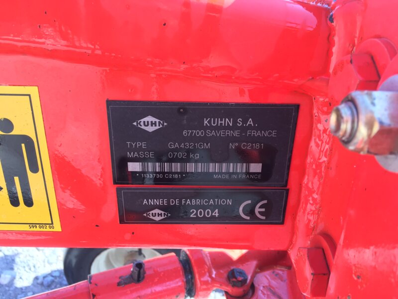 Andaineur KUHN GA4321 GM Masterdrive