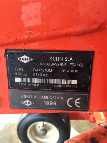 Andaineur Kuhn GA 4121 GM MASTERDRIVE