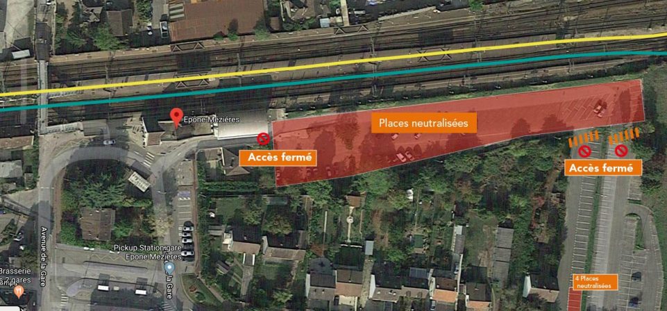 plan occupation chantier parking