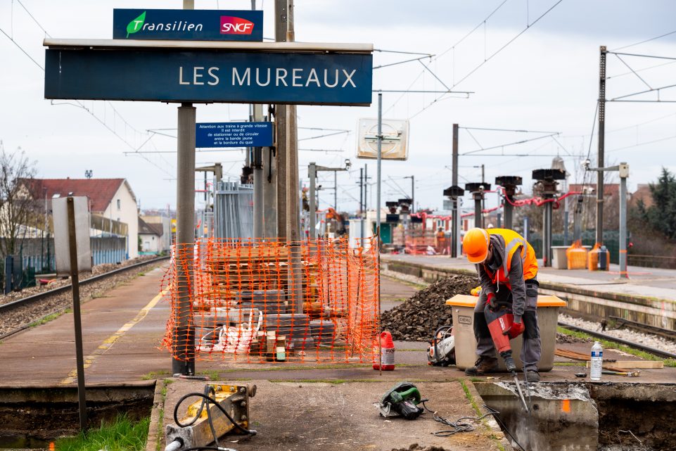 Travaux sur les quais