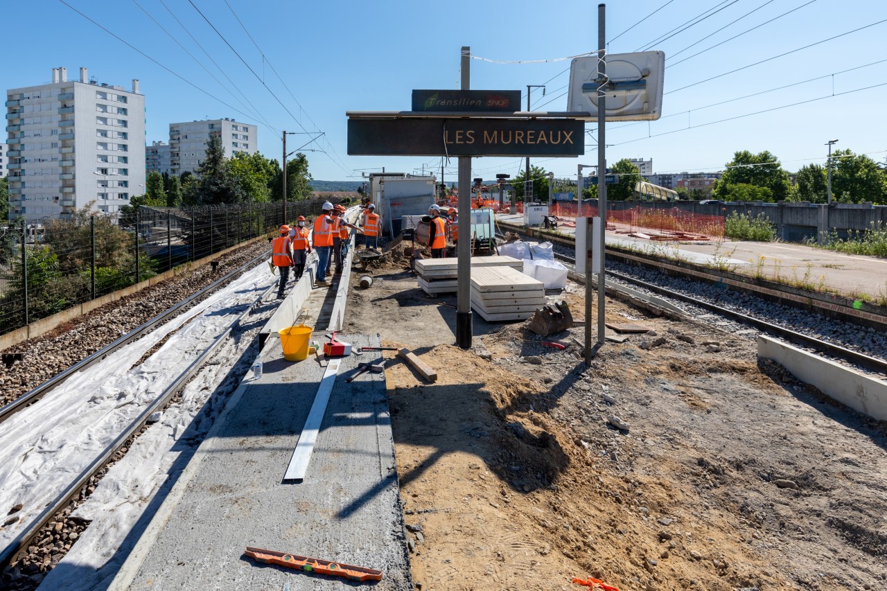 Travaux sur les quais