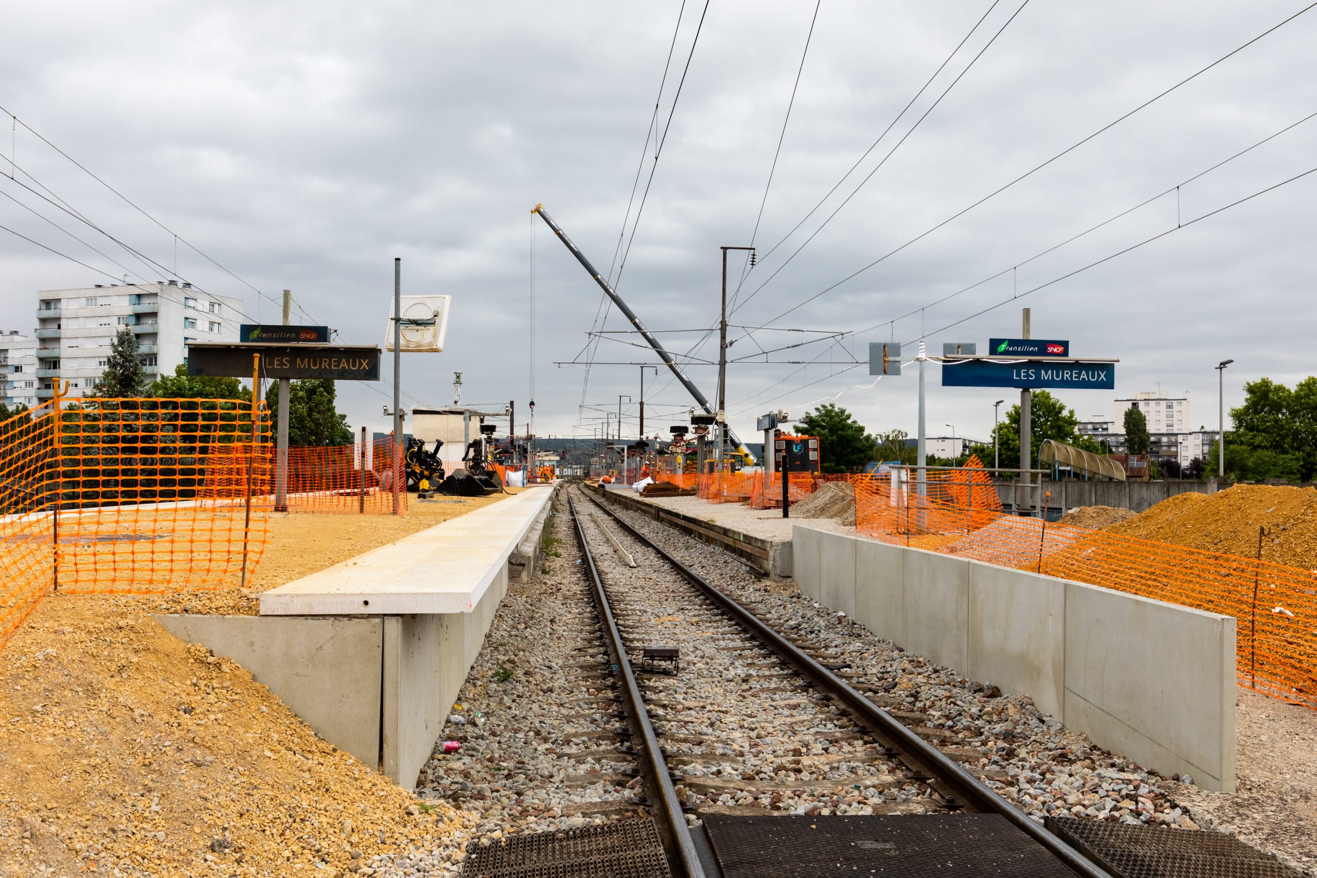 Rehaussement d'un quai