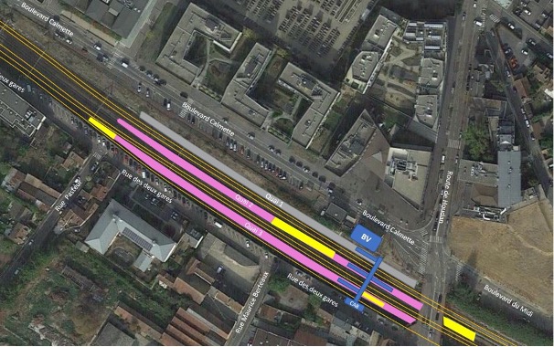 plan travaux gare