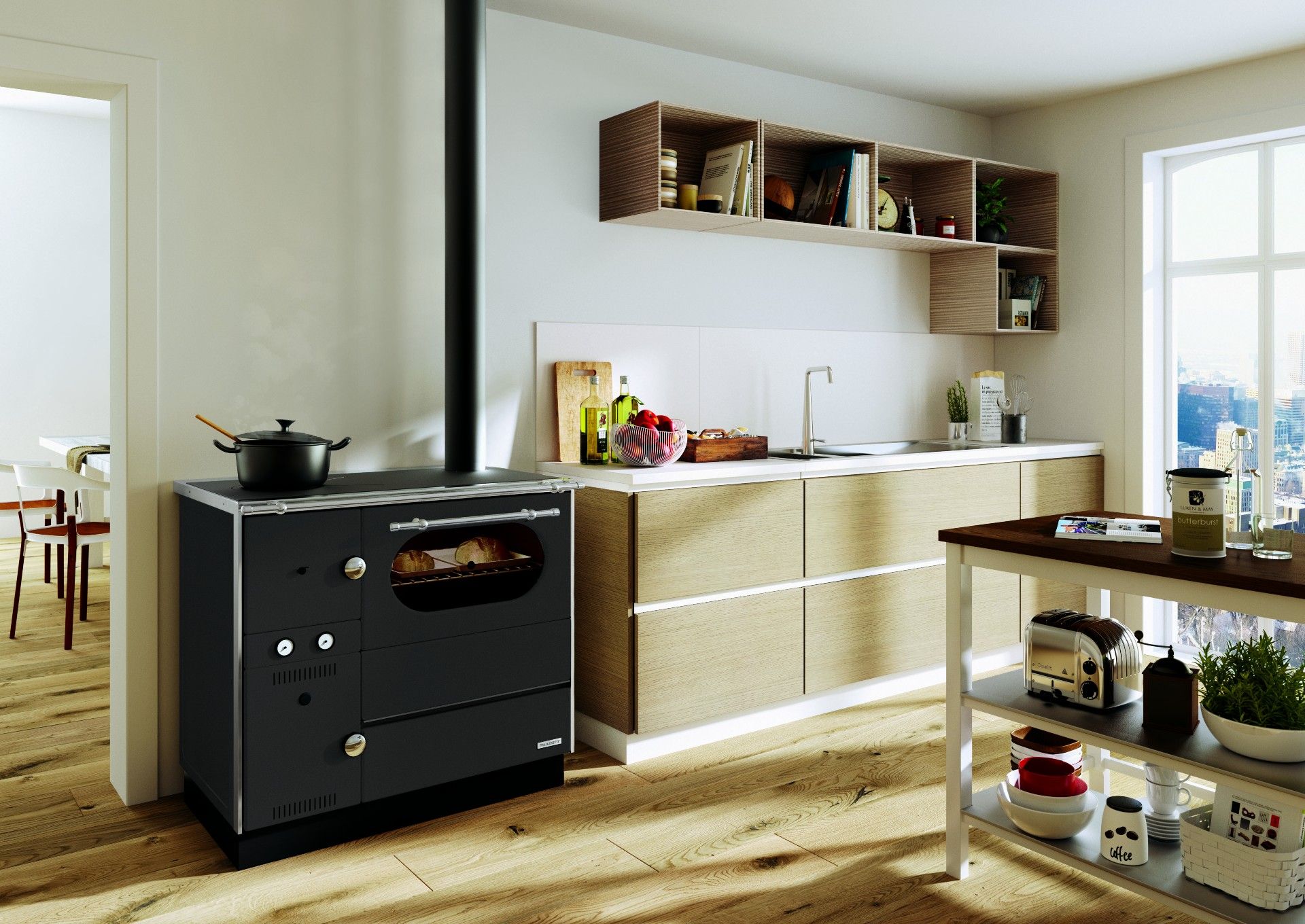 Cuisinières à bois Alba THERMO