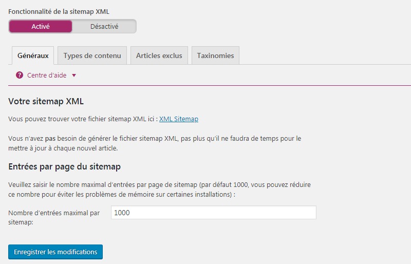 wordpress seo options
