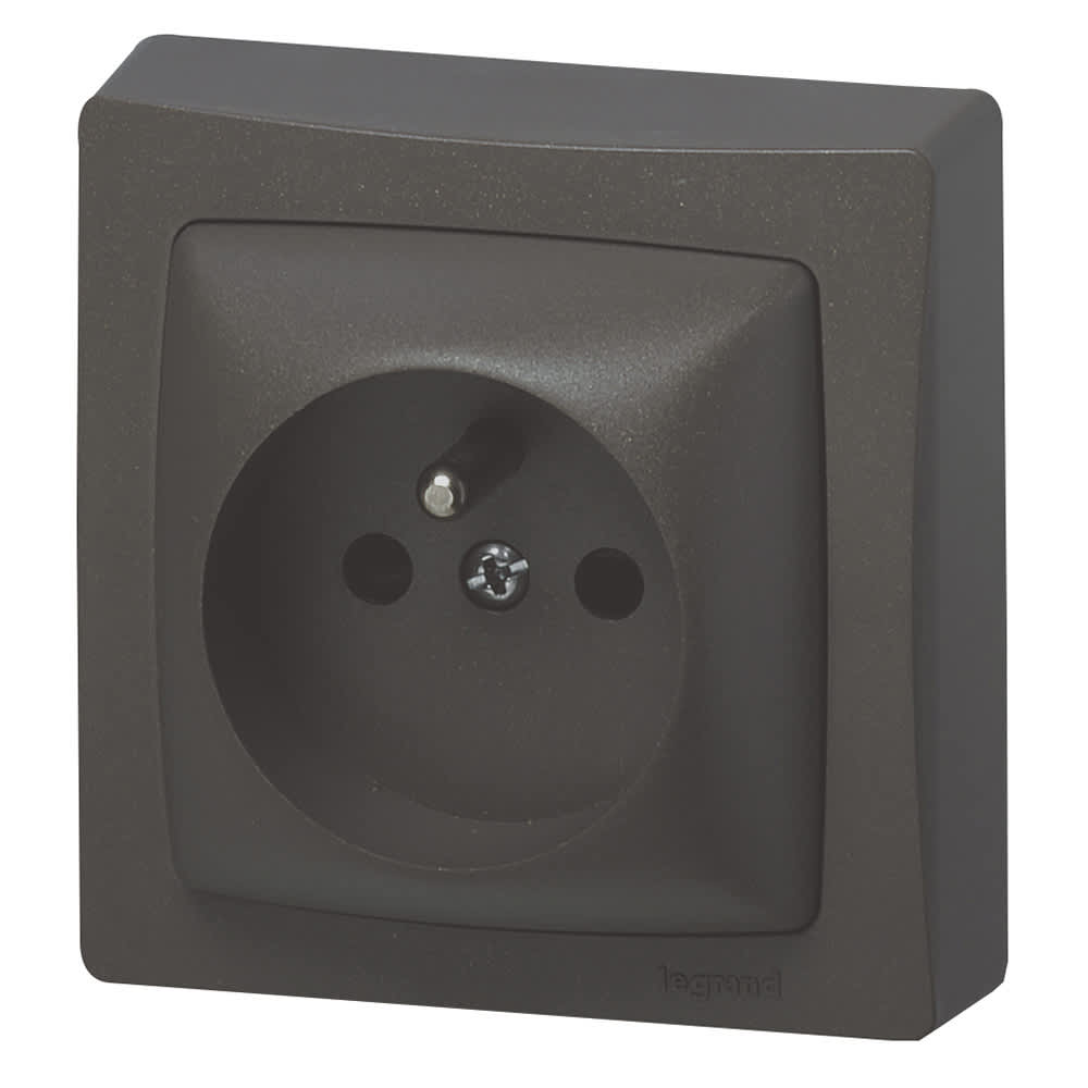 Appareillage saillie, idéal pour la rénovation pour une fixation en apparent, une prise de courant p