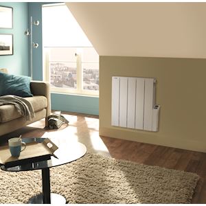 Atoll prem's el régulation digitale, blanc ral 9010, 1000 w, h575 mm / l577 mm