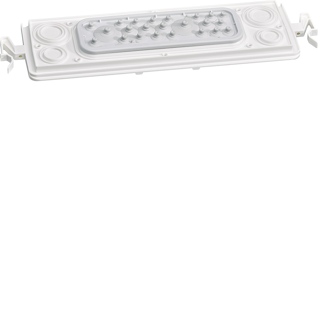 Plaque de fermeture ip41 pour coffret vega largeur 18 modules