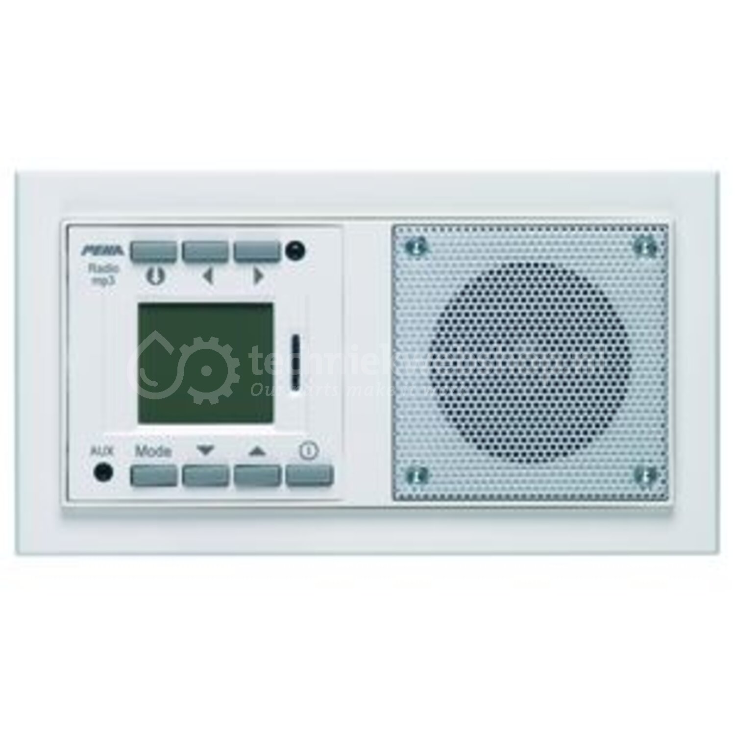 Radio mp3 encastrable blanc br