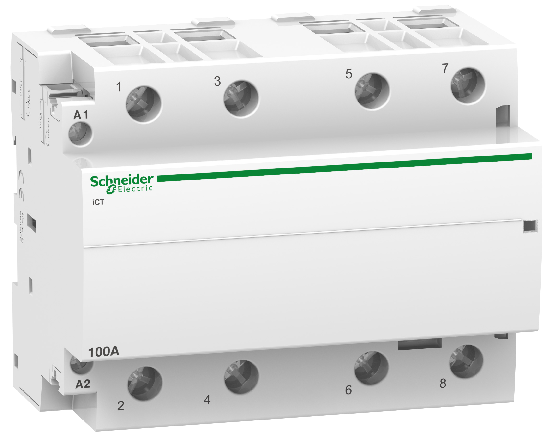 Acti 9 - contacteur ict - 4p - 4f - 100a ac-7a - 400 v ca 50 hz 4.2 W 400 v ca - 500v ca 50/60 hz - 