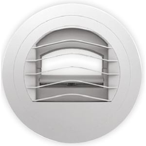 Bouche d'extraction autoreglable bi-débit temporisé barj-te 20/75 - ø 125mm - 20m³/h - avec manchett