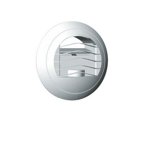 Bouche d'extraction autoreglable bi-débit temporisé barj-te 45/135 - ø 125mm - 45m³/h - avec manchet