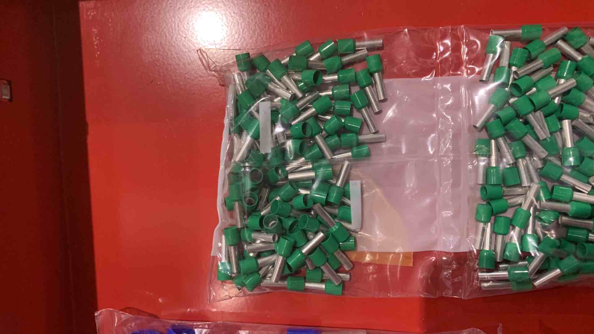 Embout de cablage simple: 6mm² vert (x100)