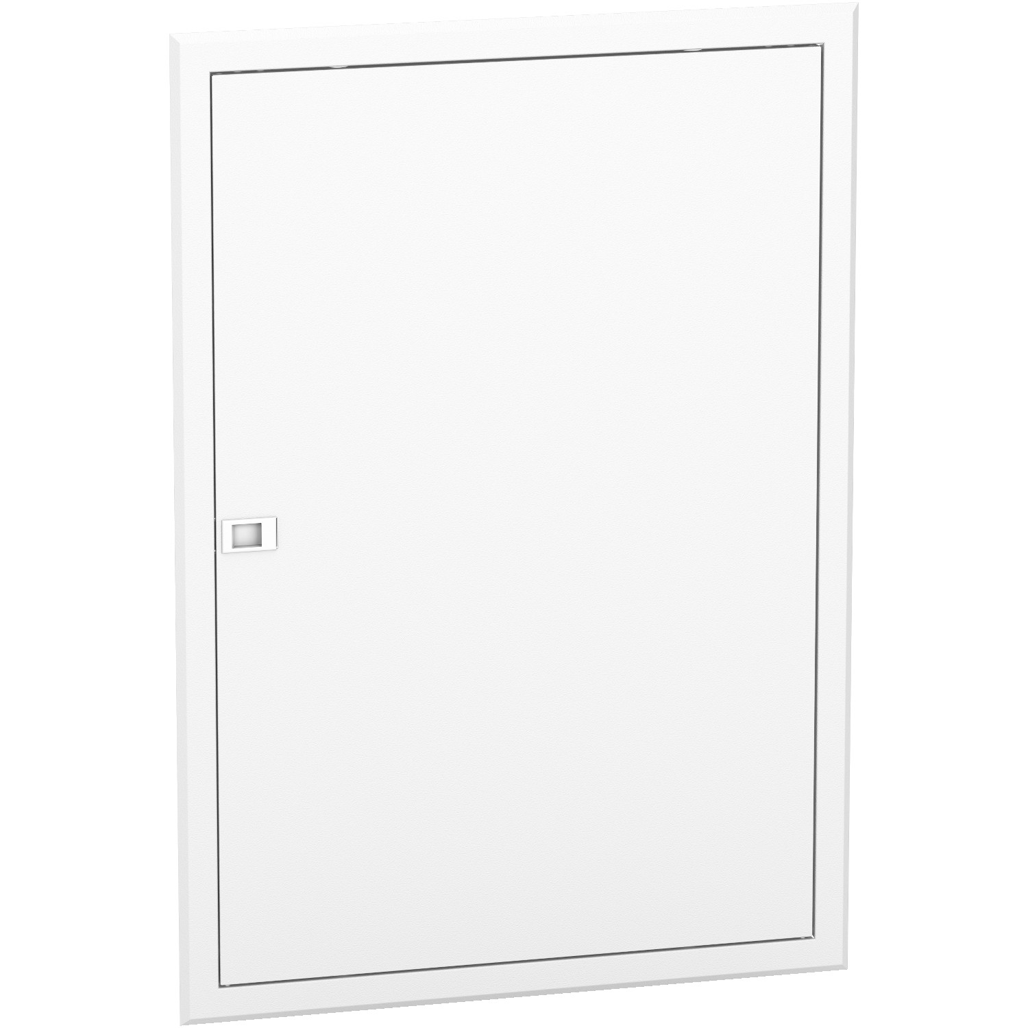 Resi9 - porte pour bac d'encastrement - opaque - blanc ral 9003 - 5 rangées de 26 pas de 9 mm - l 59
