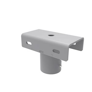 Fixation pour montage sur mât pour 1 ou 2 projecteurs twister 3 gris