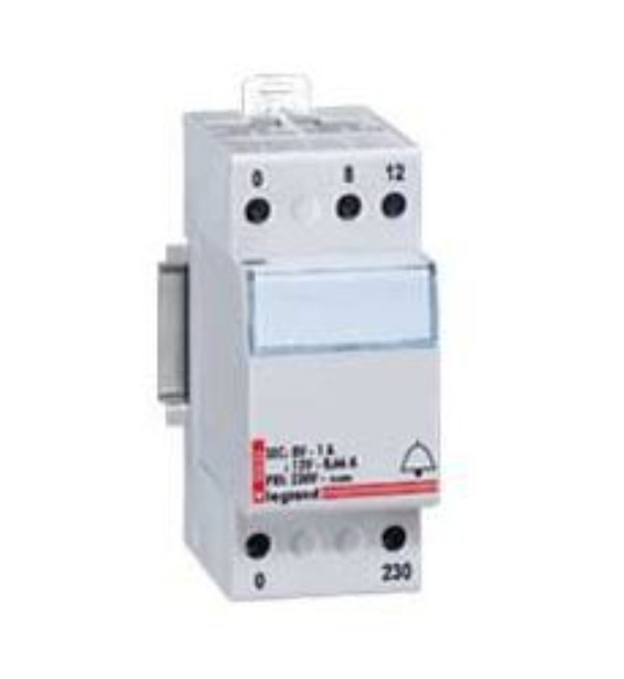 Transformateur pour sonnerie 230v vers 8 v - 4va - 2 modules