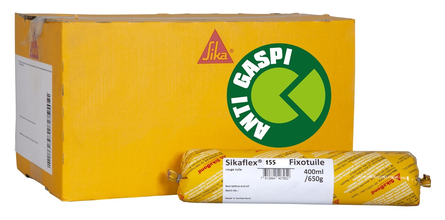 Sikaflex®-155 fixotuile® purform® lot de 12 poches de 400 ml couleur terre cuite