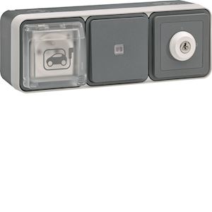 Witty ip55 3kw pc+t + m2+ clef