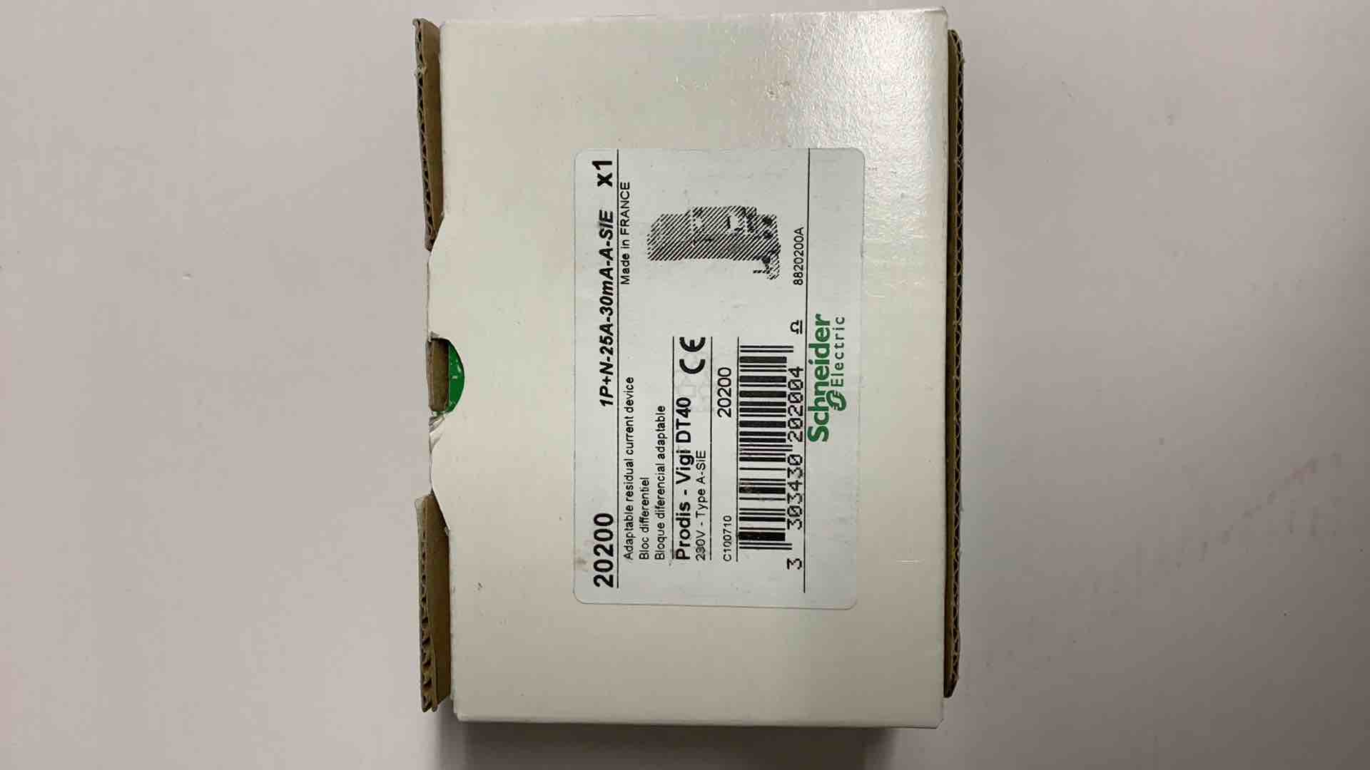 Bloc dif dt40 1p+n 25a 30ma-a-sie réf: 20200