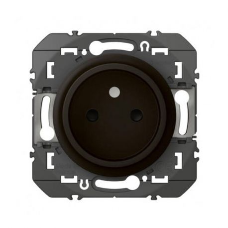 Prise de courant à puits dooxie legrand - 2p - 16a - noir mat
