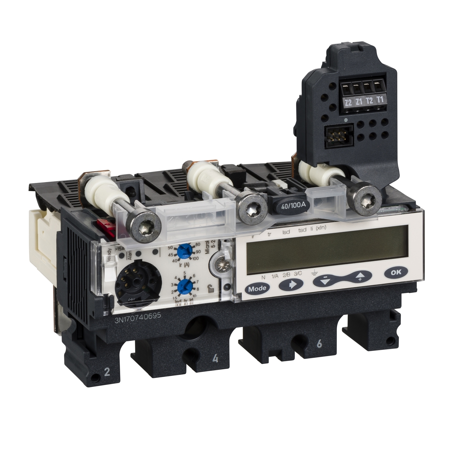 Compact nsx100-250 - déclencheur micrologic 5.2 A - 100a - 3p3d