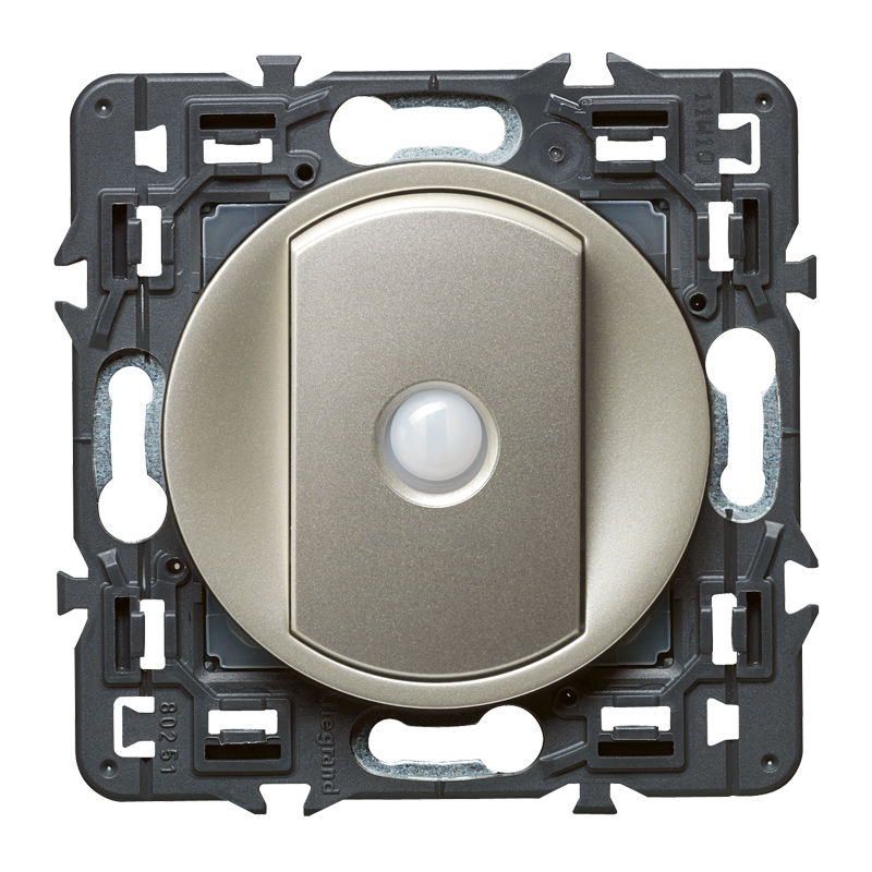 Legrand - enjoliveur large céliane - interrupteur/va-et-vient intuition - titane