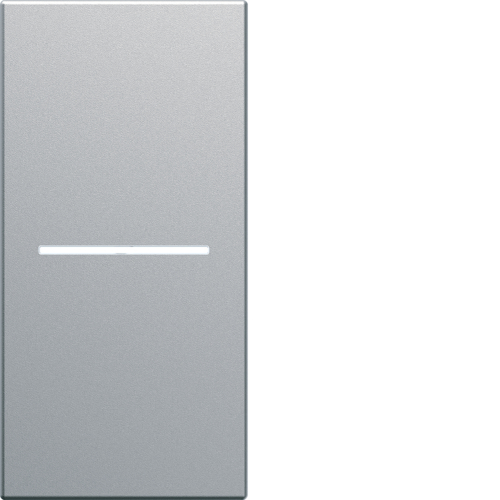 Enjoliveur interrupteur a voyant gallery 1 module titane