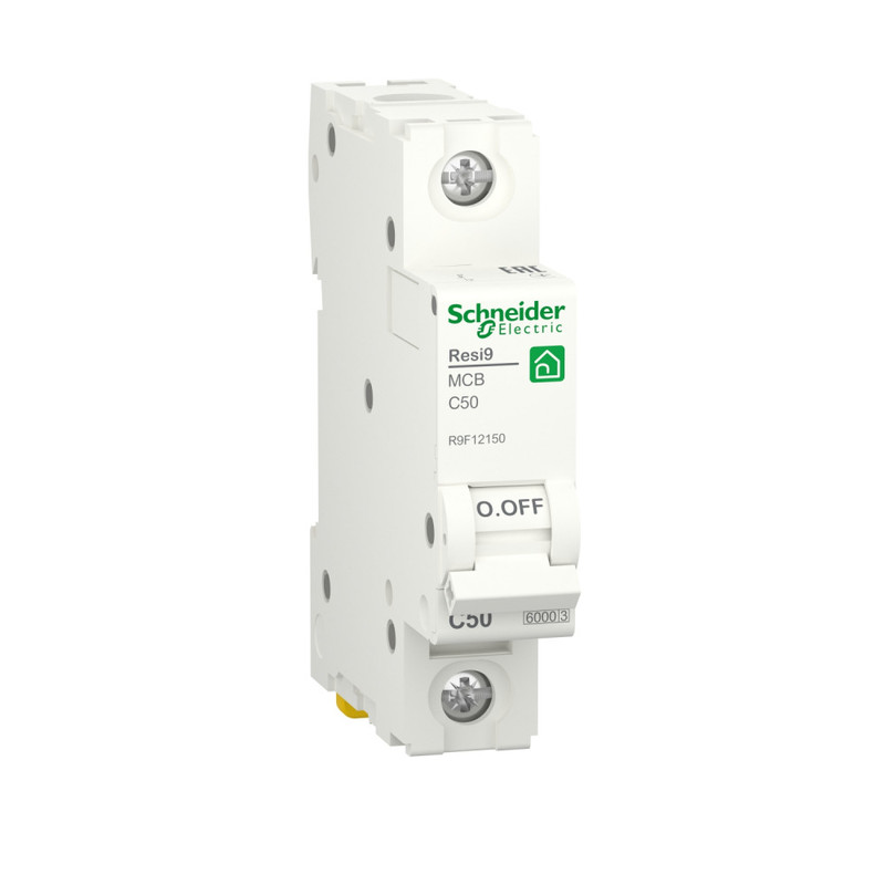 Disjoncteur automatique (ab) c 50a 1p 6000a, schneider electric
