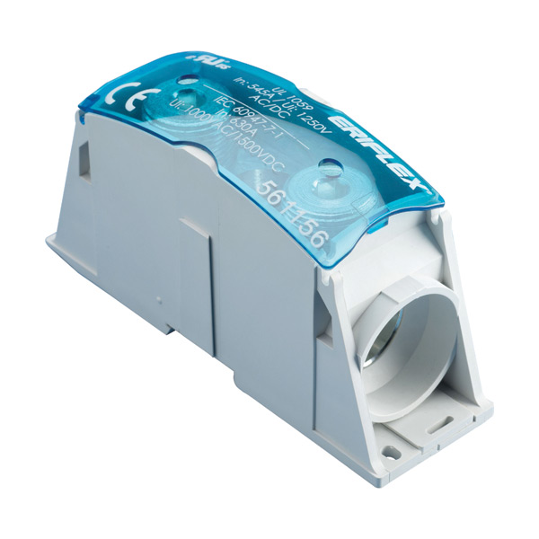 Bloc de jonction câble-câble, cuivre, thermoplastique, 870 a iec