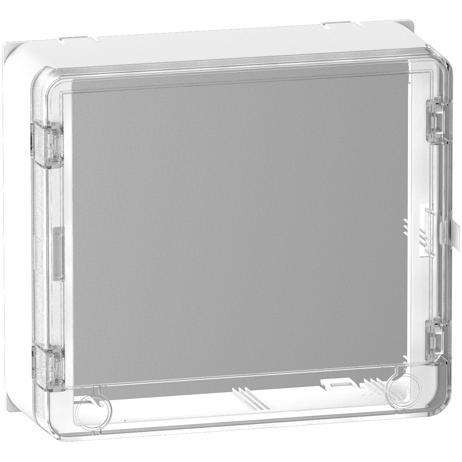 Resi9 - habillage + porte transparente - pour panneau de contrôle et bloc de commande 13 modules - l