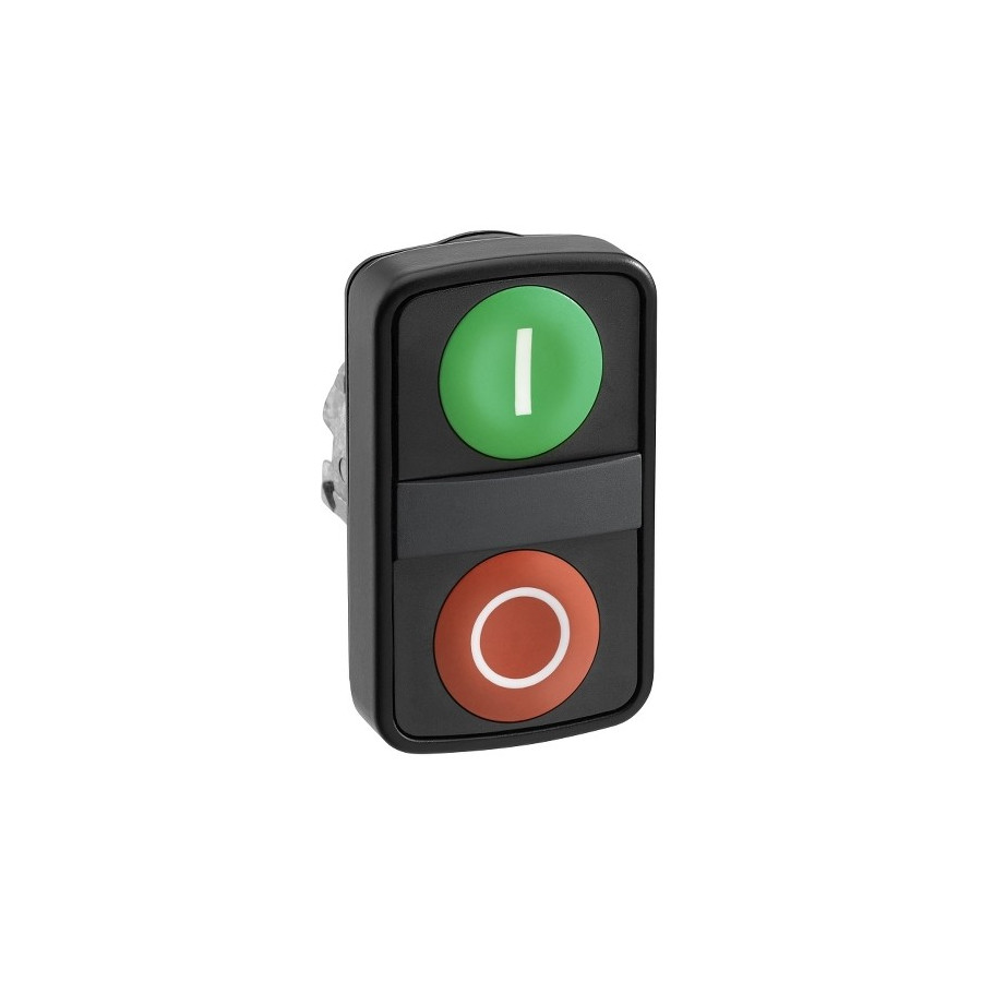 Harmony xb4 - tête bouton poussoir - affl - d=22 - vert - texte 'cycle start'