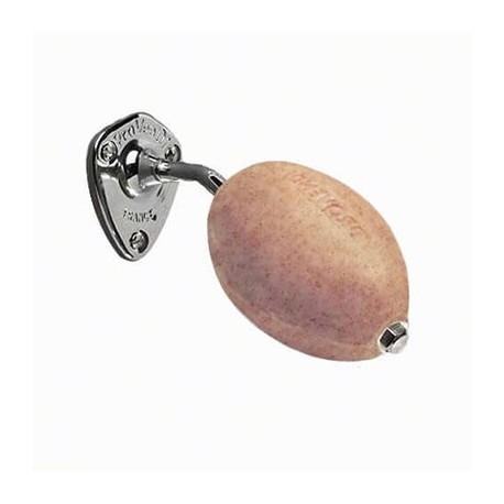 Savon exfoliant rotatif - beige - avec porte savon