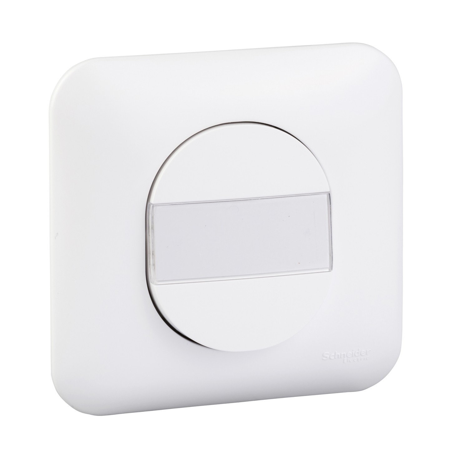 Ovalis - poussoir à fermeture - avec porte-étiquette-mécanisme avec une plaque de fixation comprise.