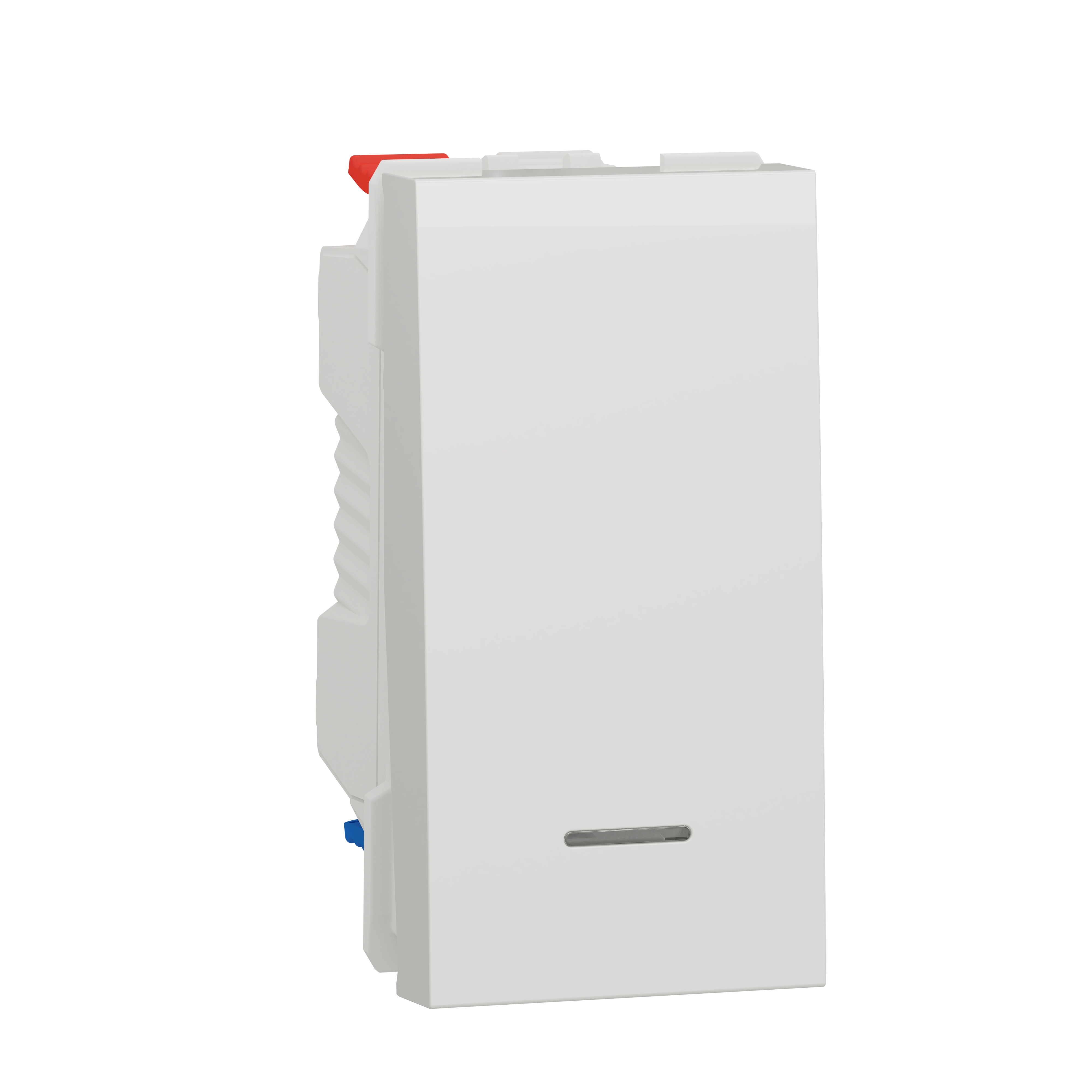 Unica - va-et-vient lumineux (témoin) - 10a - 250vca - connexion rapide - 1 module - blanc - mécanis