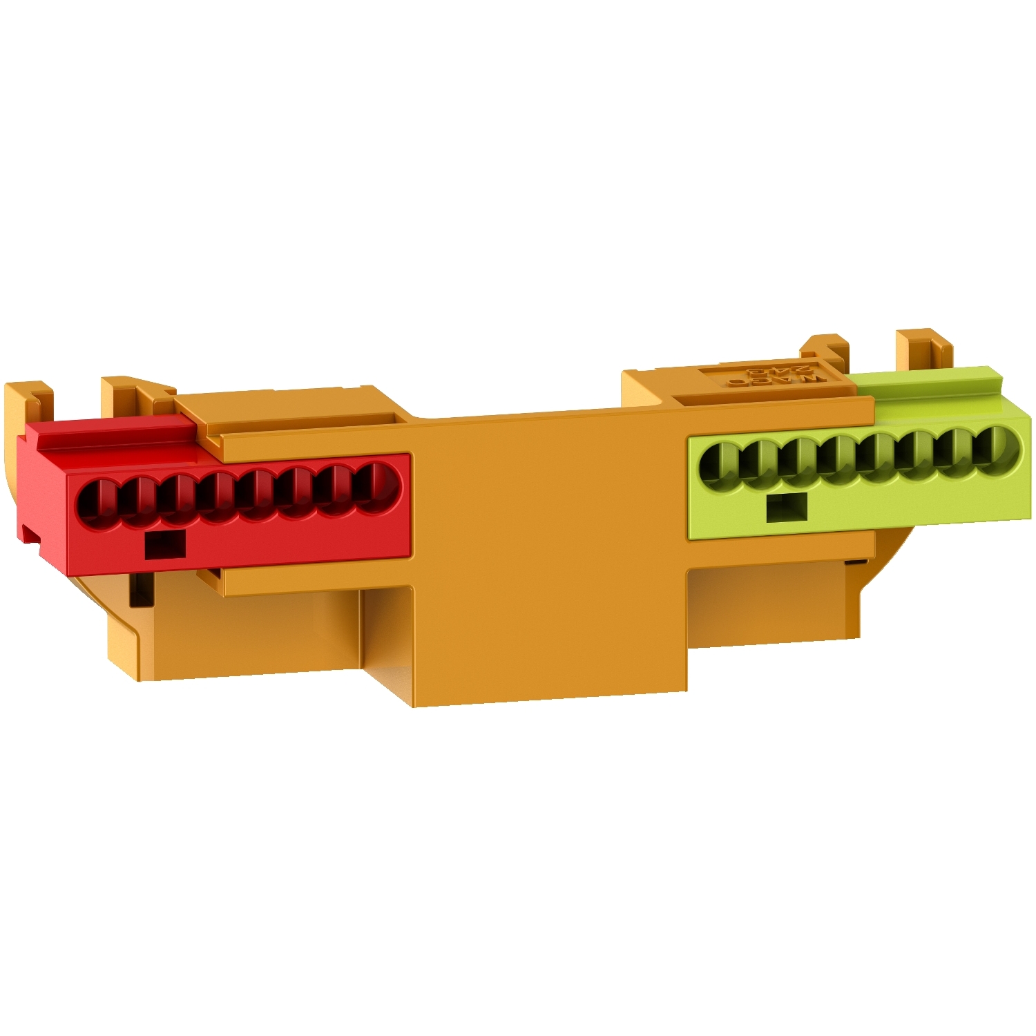 Resi9 - répartiteur téléphonique - barrette 12 plots et support - tenue au feu : 750°c conforme à ie