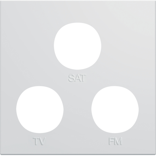 Enjoliveur prise tv+fm+sat gallery 2 modules pure