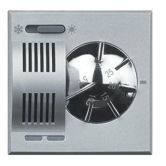 Thermostat ambiance axo ete-hiver 2m alu