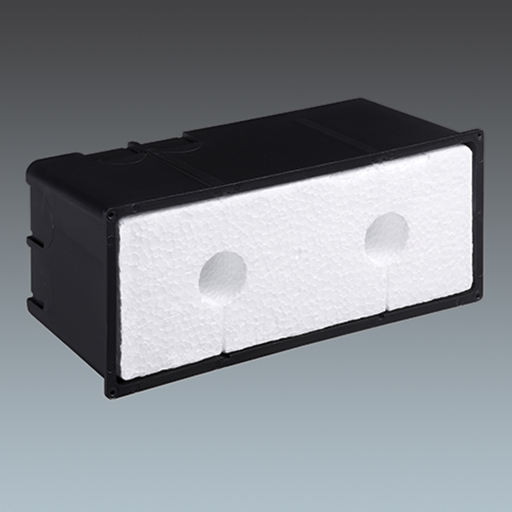 Boîtier encastré pour luminaire rectangulaire linn 96262140