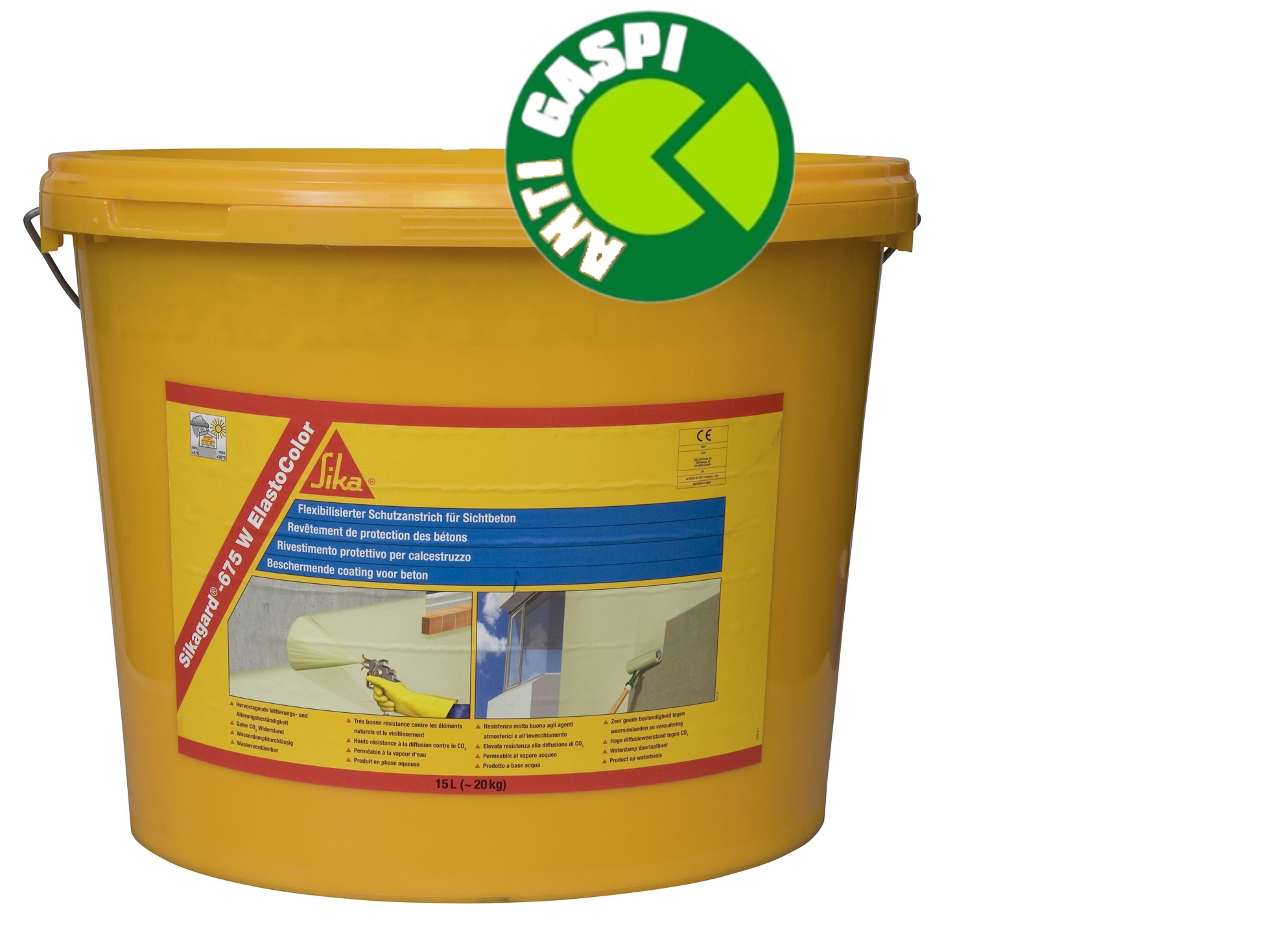 Sikagard®-675 w elastocolor. Sikagard®-675 w elastocolor est un revêtement mono composant, à base de