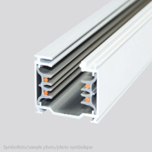 Rail 3 phases 2000mm blanc lxh : 36x33mm
