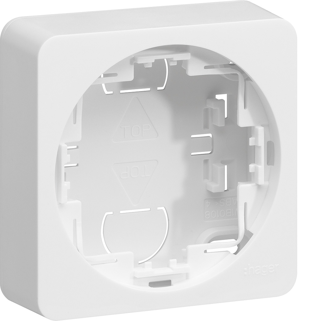 Boîtier simple modulable ateha wja681b hager