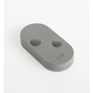 Transmetteur 2 canaux double fréquence rolling code gris