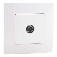 Tv male et.bl. Grif. Cplt pur legrand - niloe one - prise tv simple niloé - 0-2400 mhz - mâle - étoi