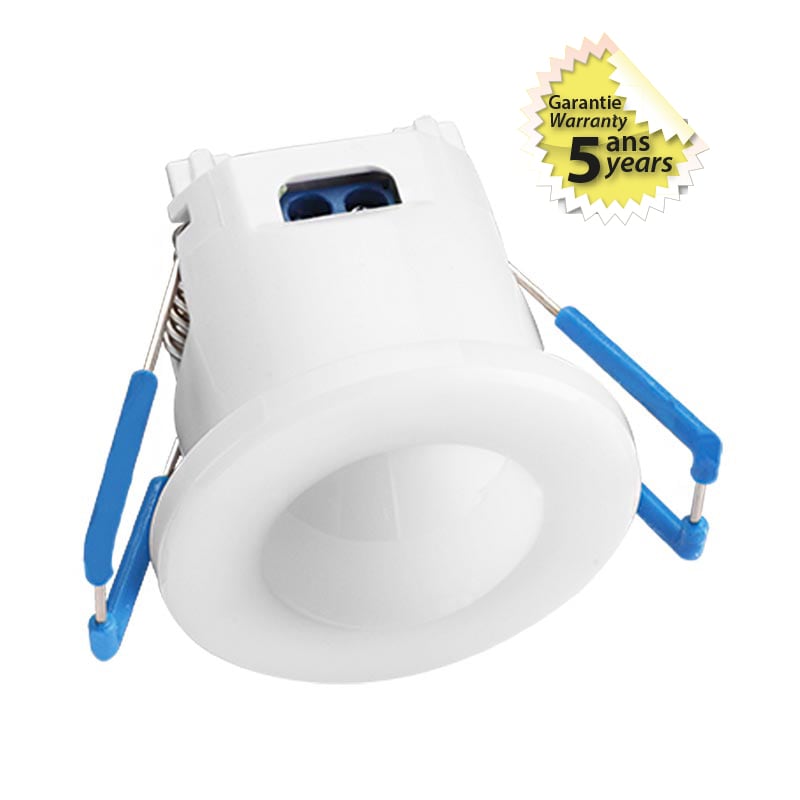 Variateur crépusculaire - 0/10volt - encastrable - 360° - blanc