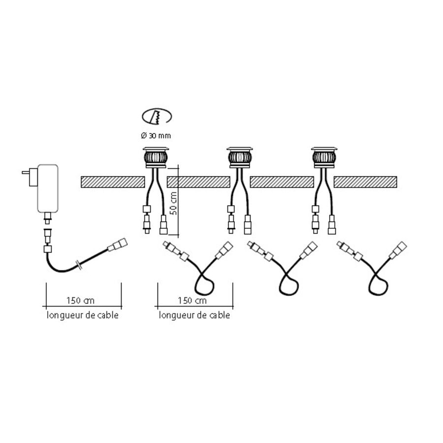 Andromede rallonge produit 4000k-3000k
