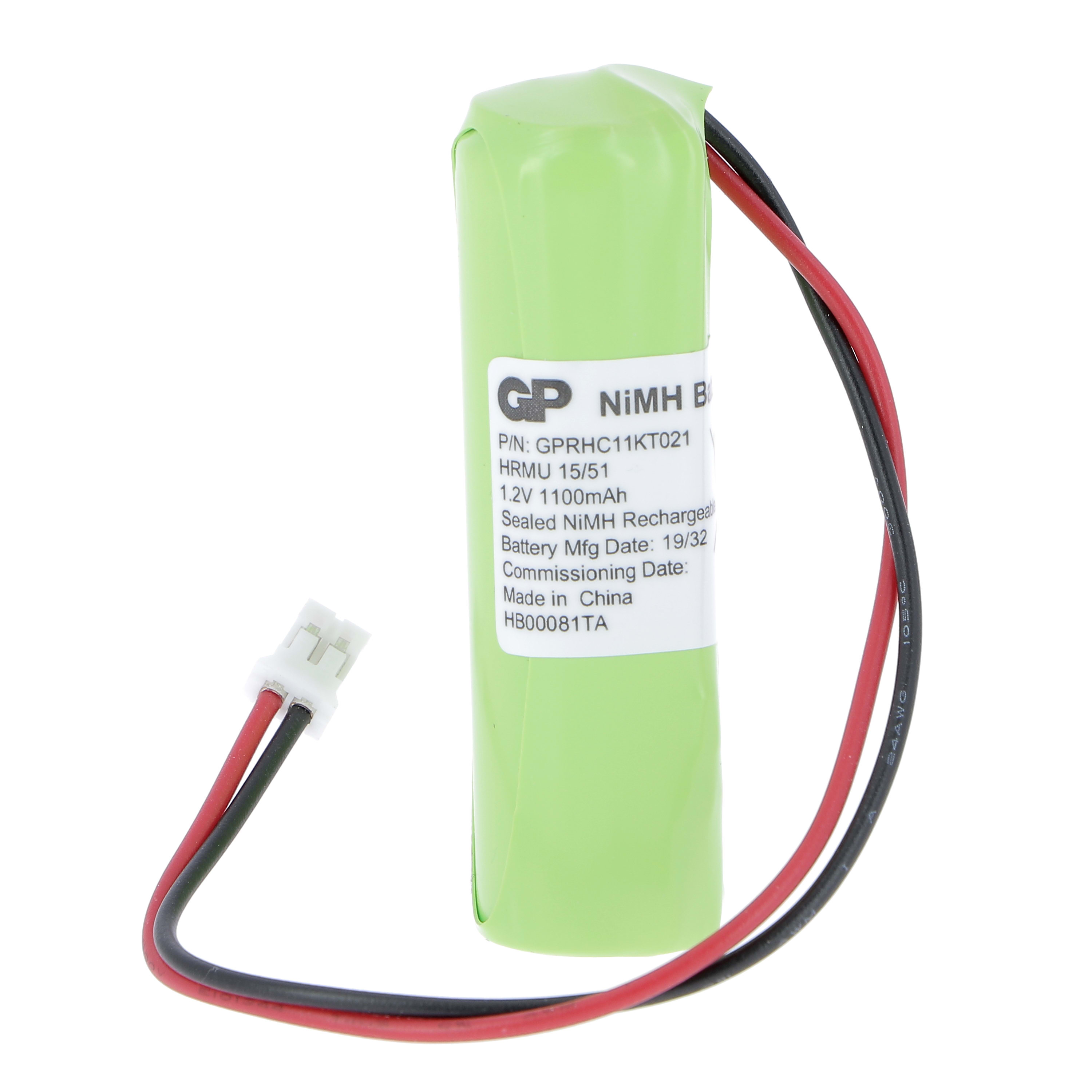 Batterie ni-mh 1,2v 1,1 ah pour baes adressable et sati connecte
