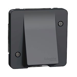 Mureva styl - sortie de câble - composable - ip55 ik08 - connexion auto - gris