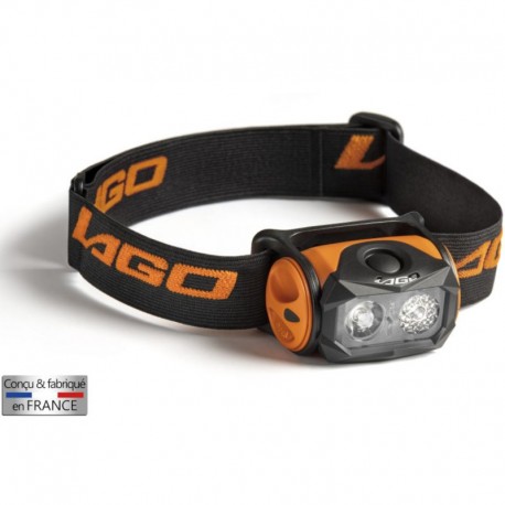 Lampe frontale lago bxr2.0 - 142Lm - autonomie 300h - ip54 - orientable